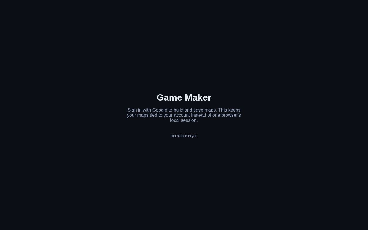 Preview of Game Maker