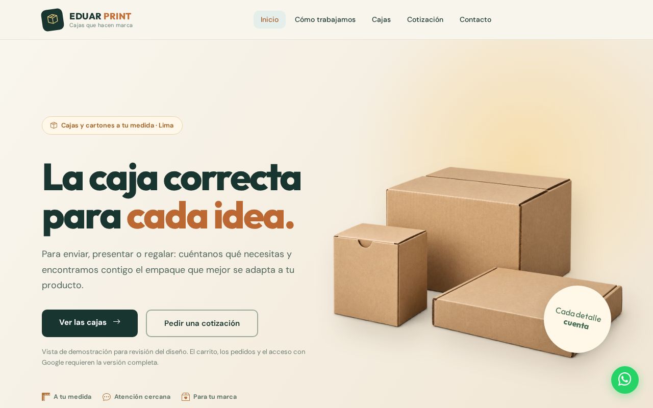Preview of Eduar Print · Vista de diseño