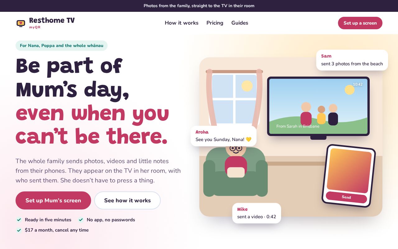 Preview of Family Screen