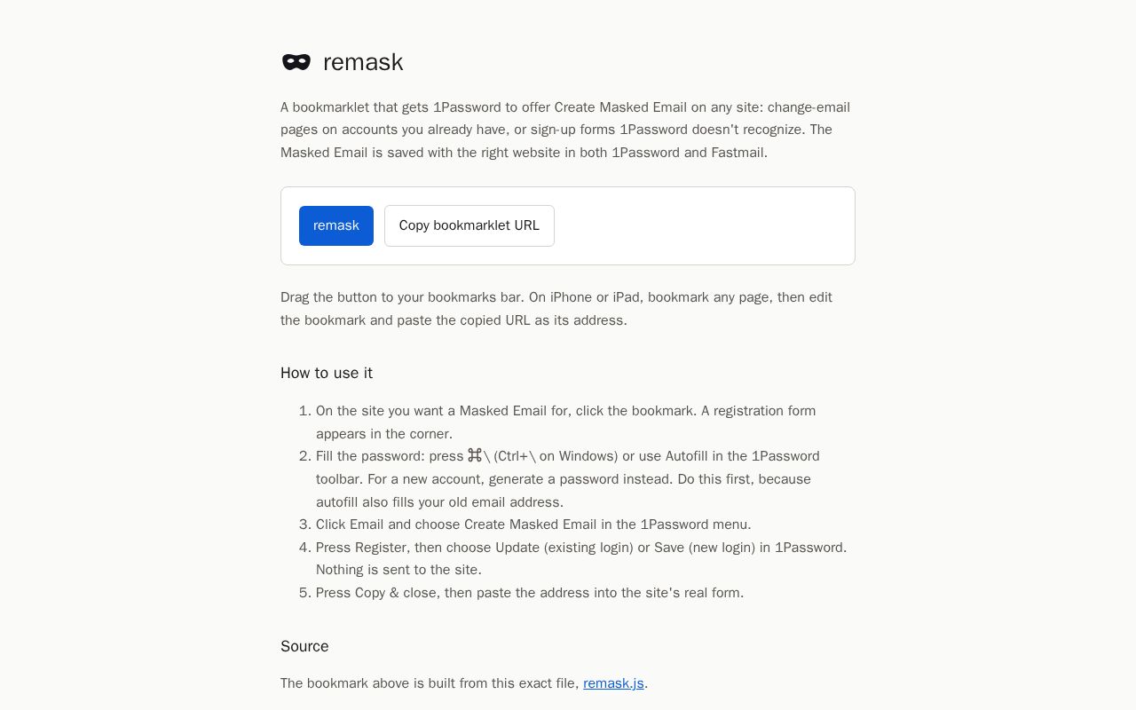 Preview of Remask