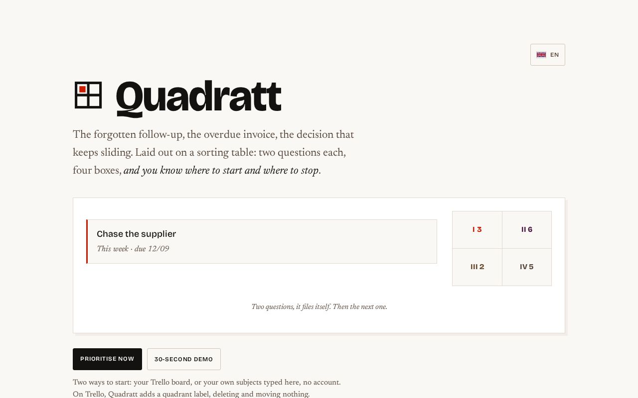 Preview of Quadratt