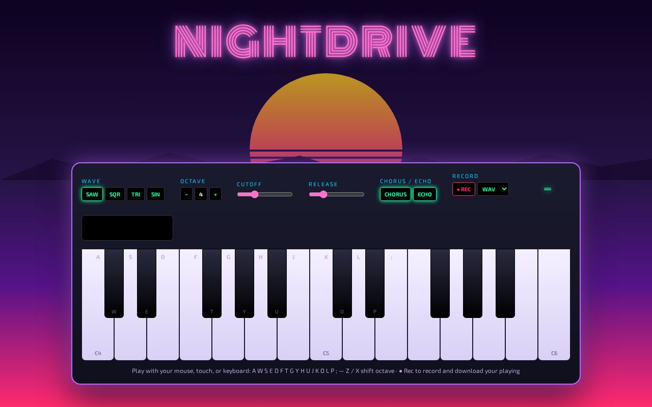 Preview of Nightdrive Play Me