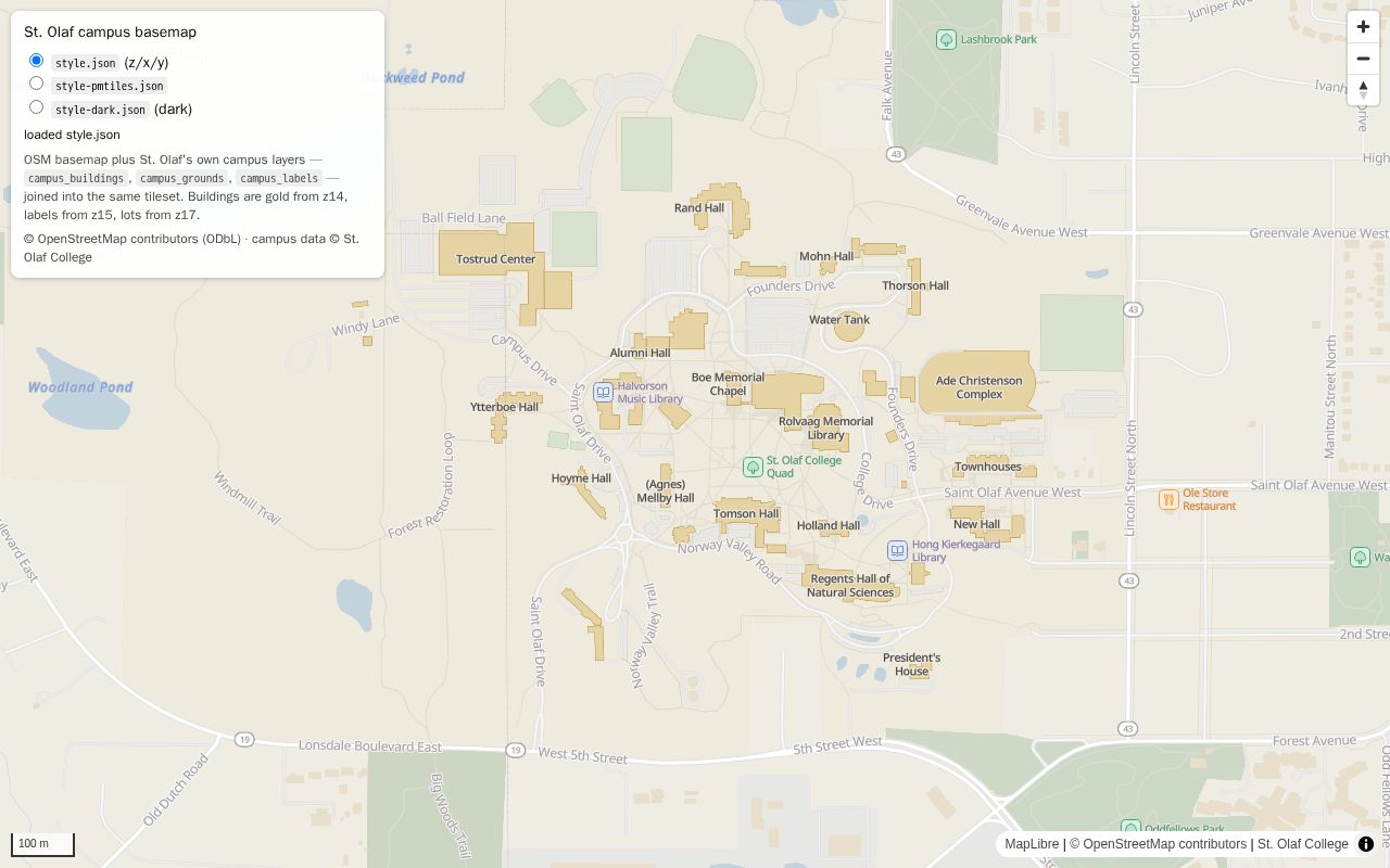 Preview of Campus Map Data