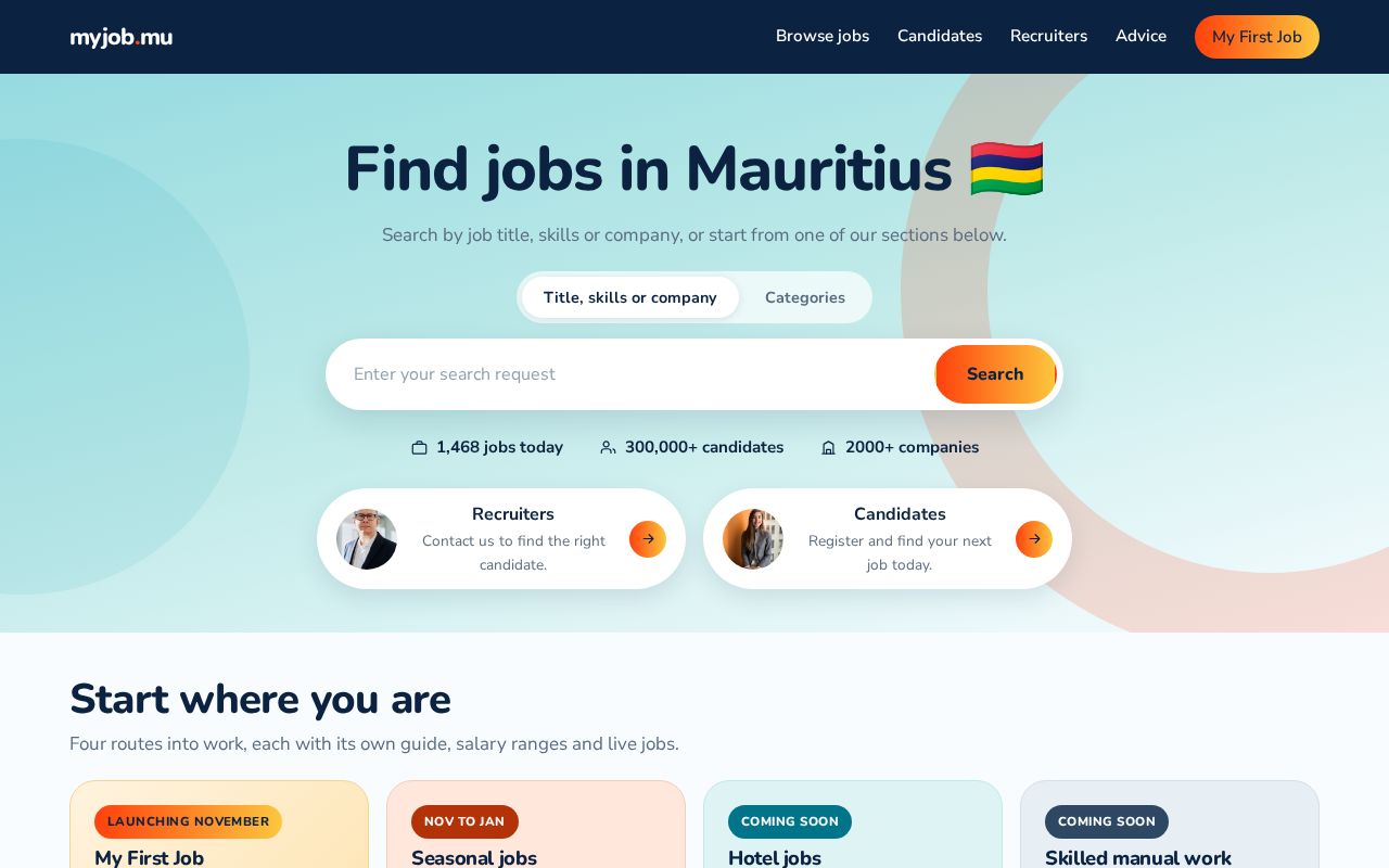 Preview of Myjob Mockup