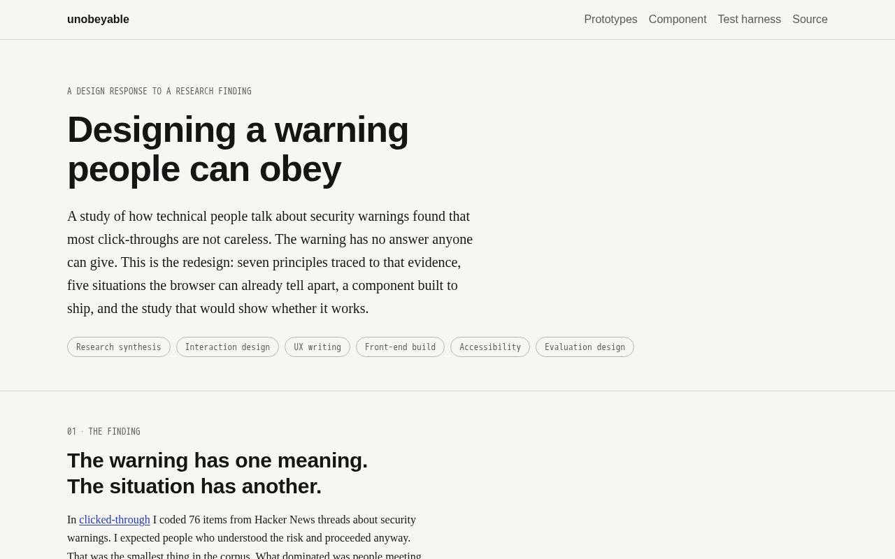 Preview of Unobeyable
