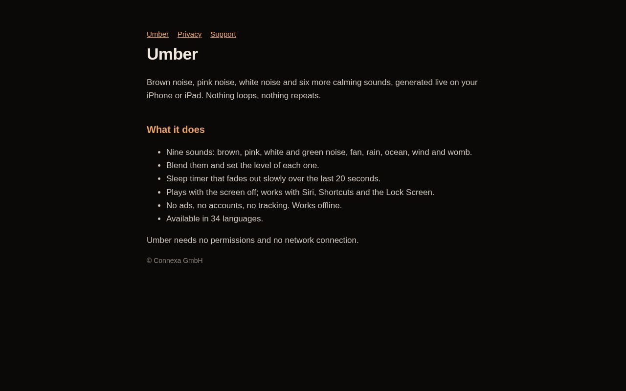 Preview of Umber