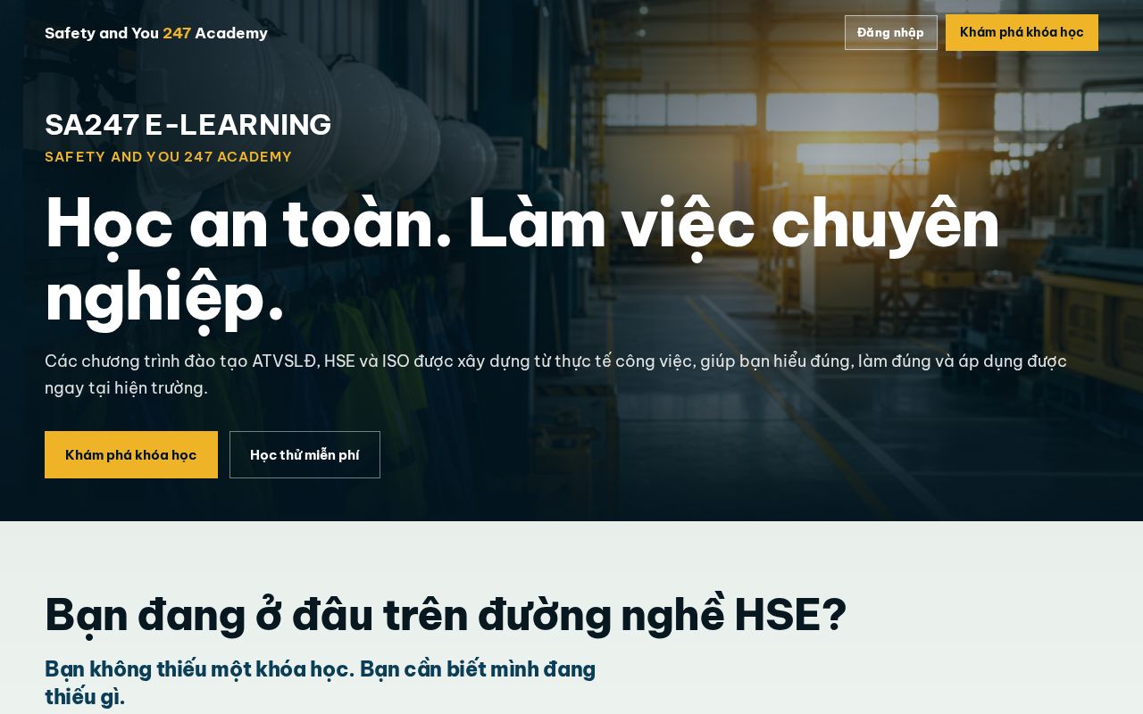 Preview of Safety and You 247 Academy landings