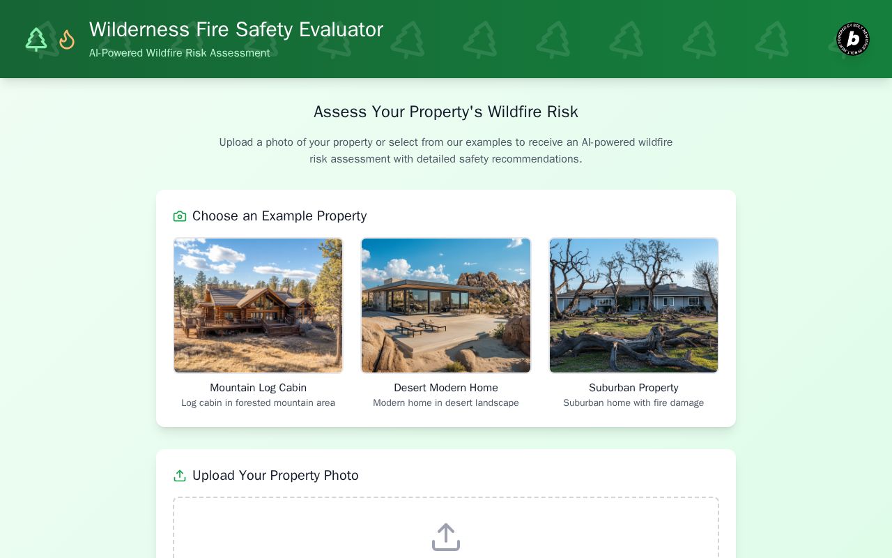 Preview of Wilderness Fire Safety Evaluator