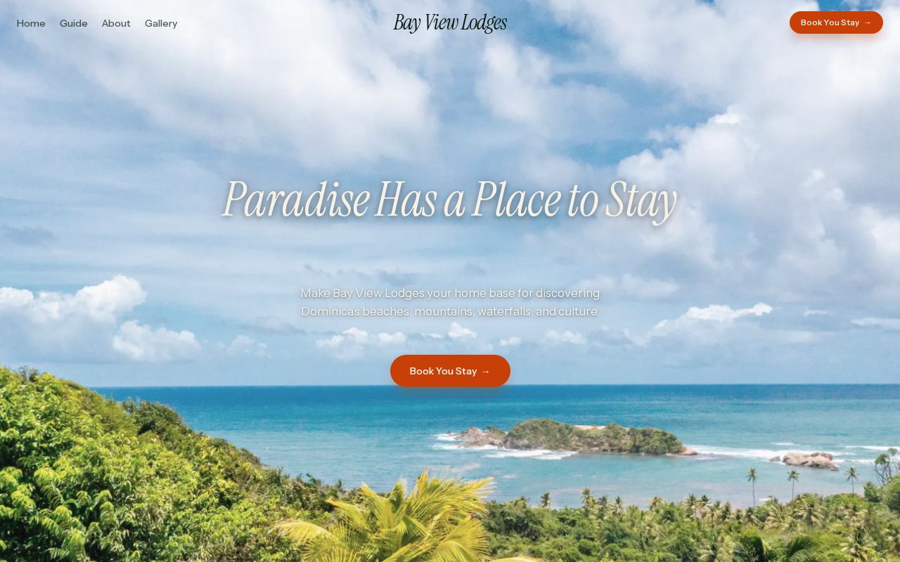 Preview of Bay View Website V2