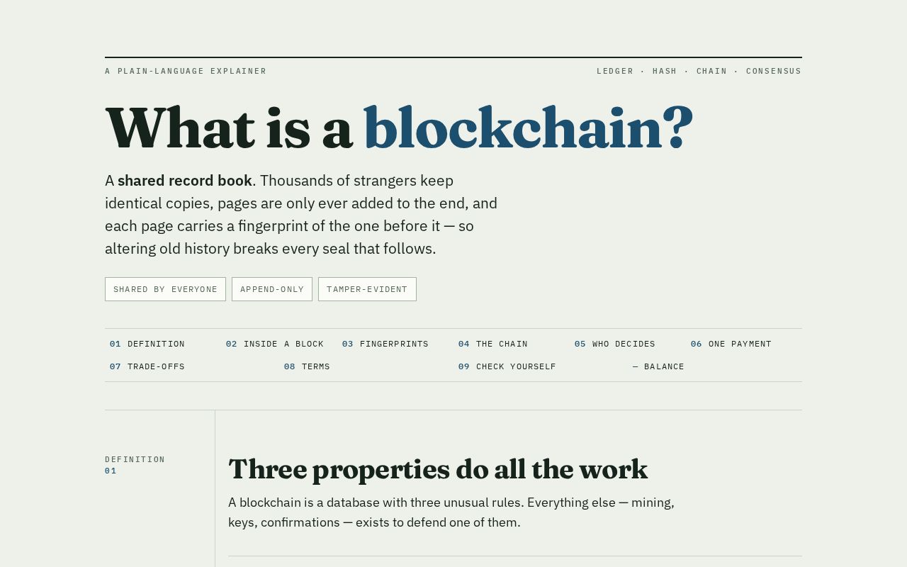 Preview of Blockchain Infographic