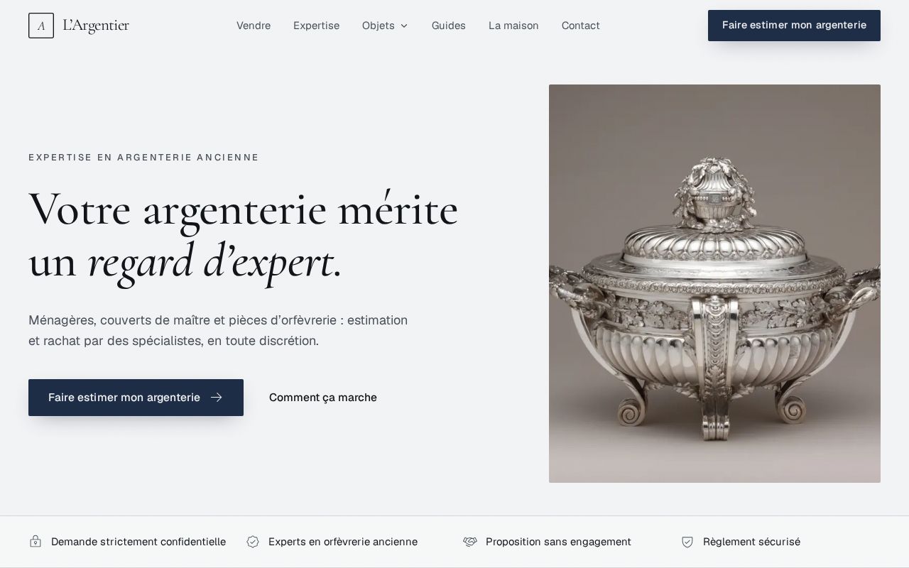 Preview of Site Argenterie