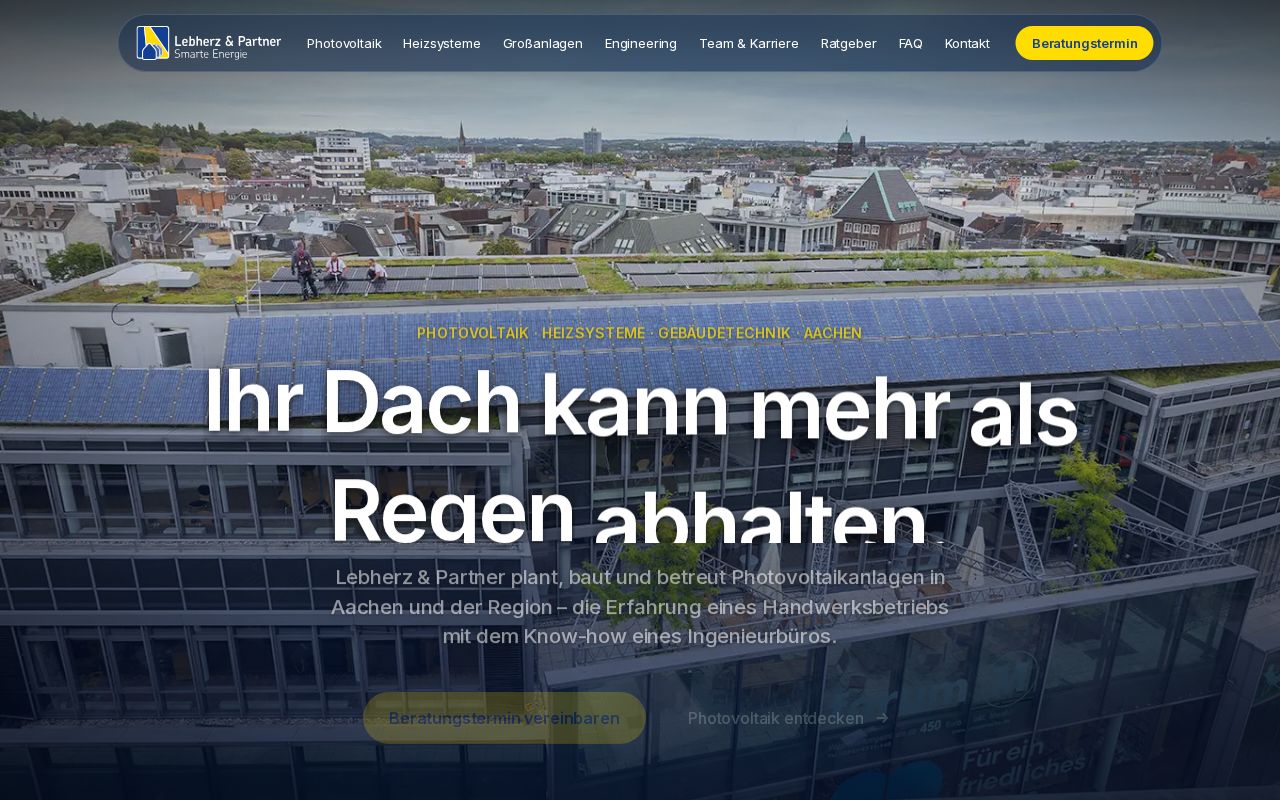 Preview of Lebherz Partner Website
