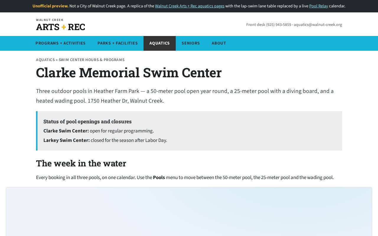 Preview of Aquatics