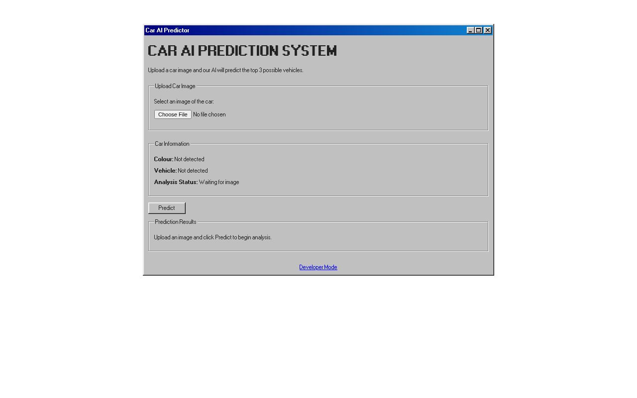 Preview of Car Ai Predictor