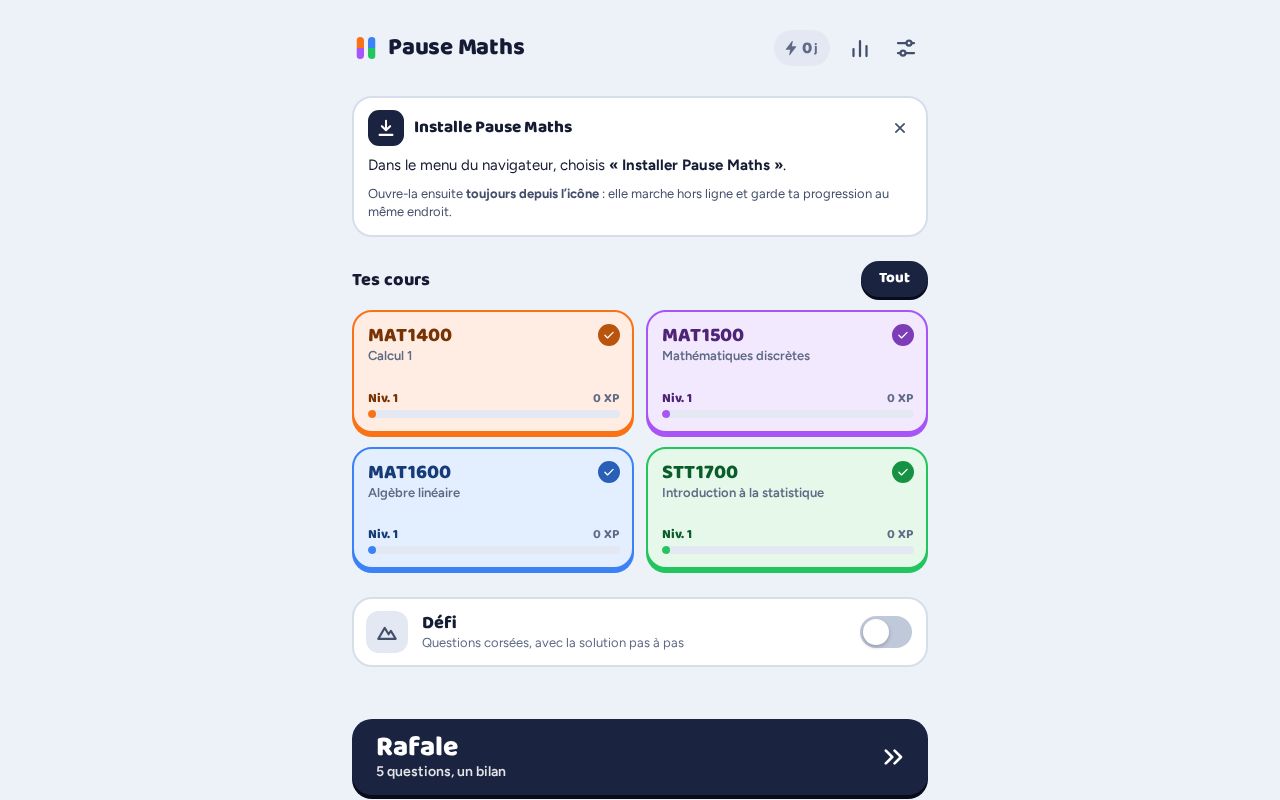 Preview of Pause Maths