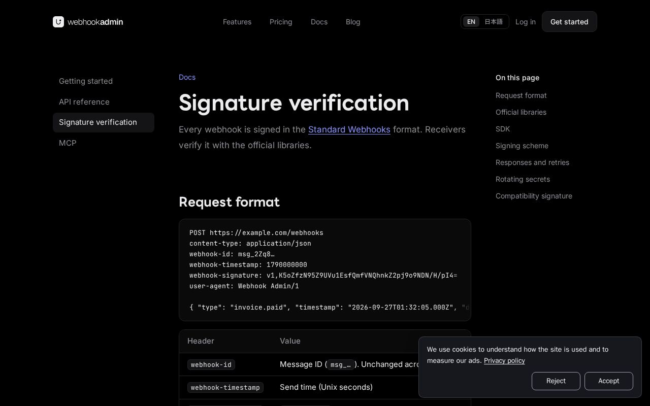Preview of Webhookadmin Php