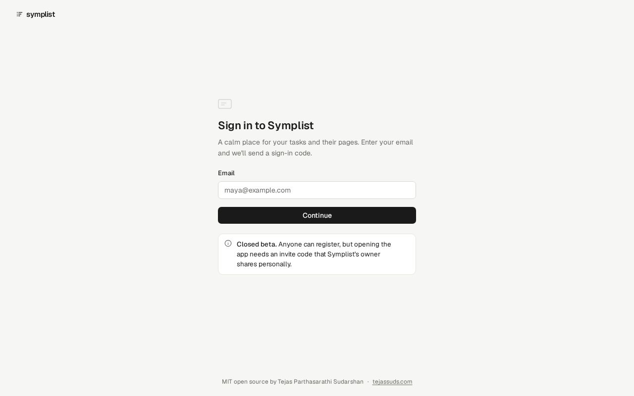 Preview of Symplist