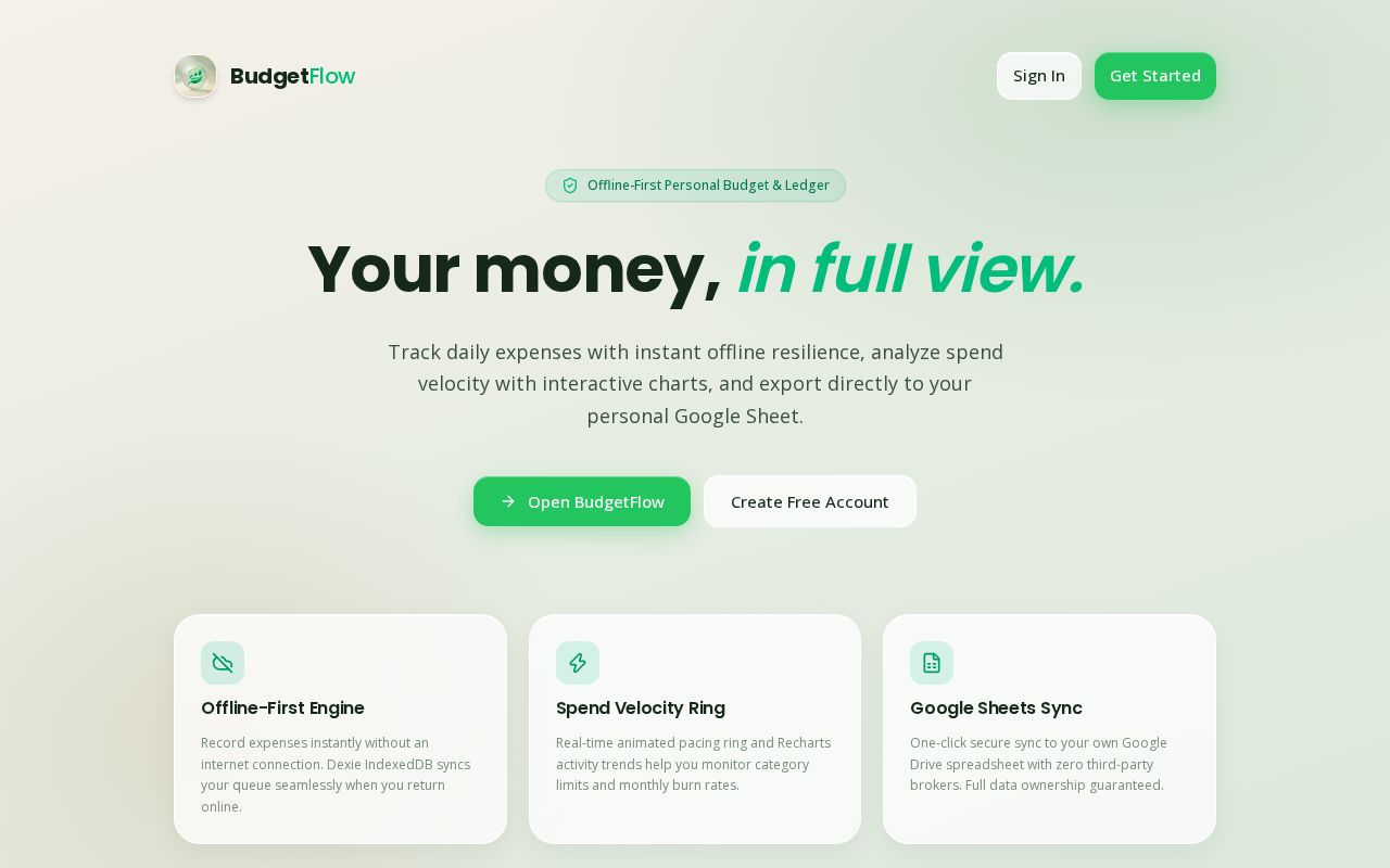 Preview of BudgetTracker