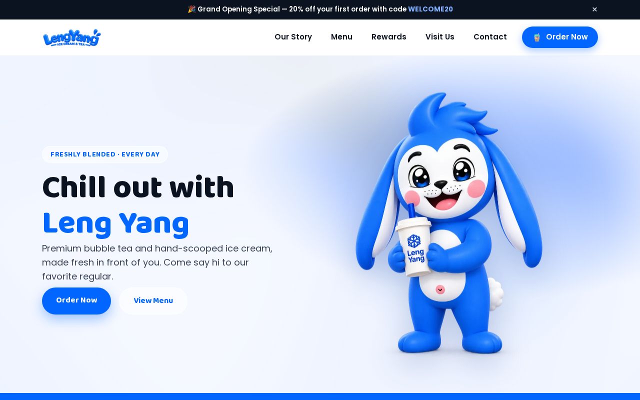 Preview of Leng Yang Website