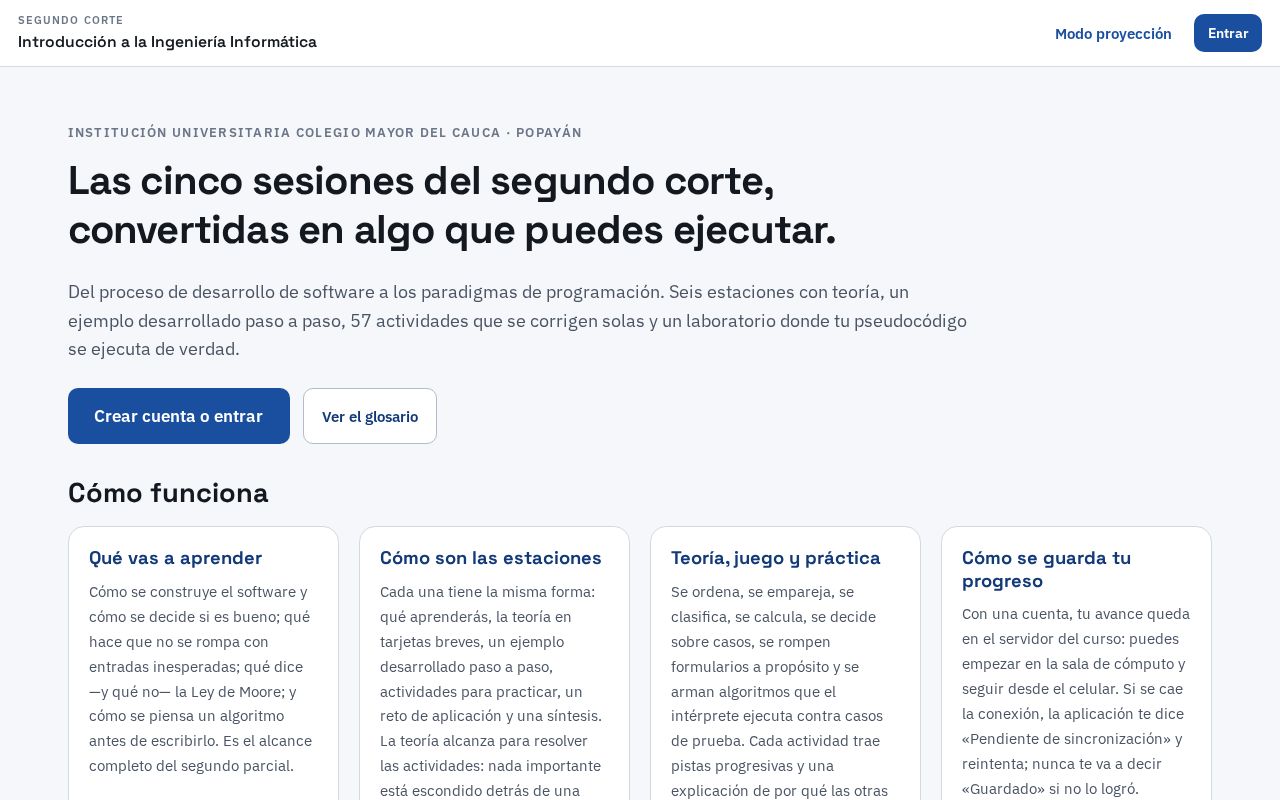 Preview of Segundo Corte Intro Ingenieria