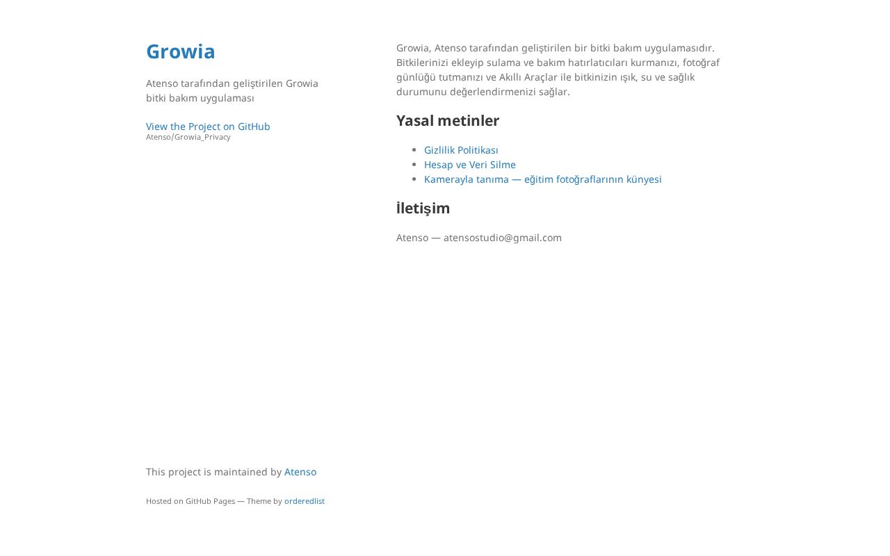 Preview of Growia Privacy