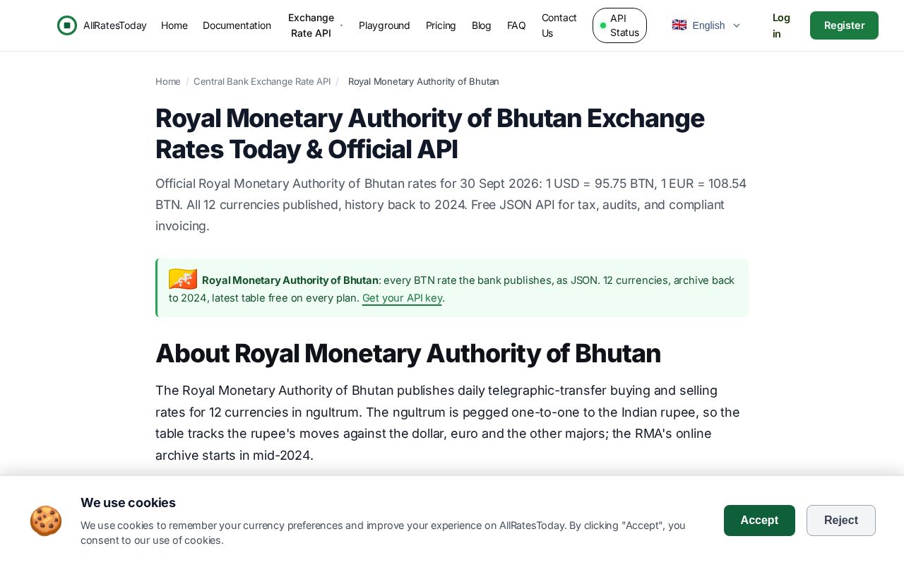 Preview of Rma Bhutan Exchange Rate