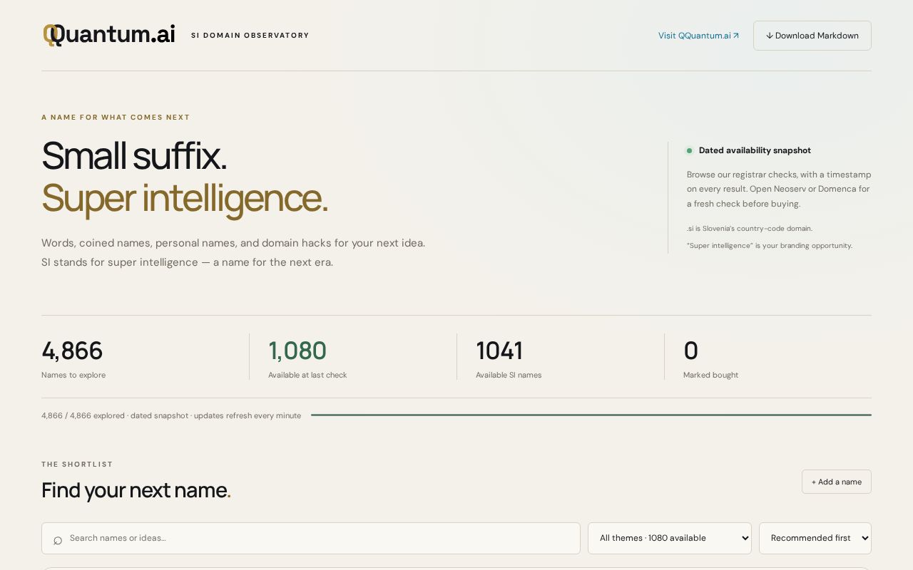 Preview of QQuantum.ai