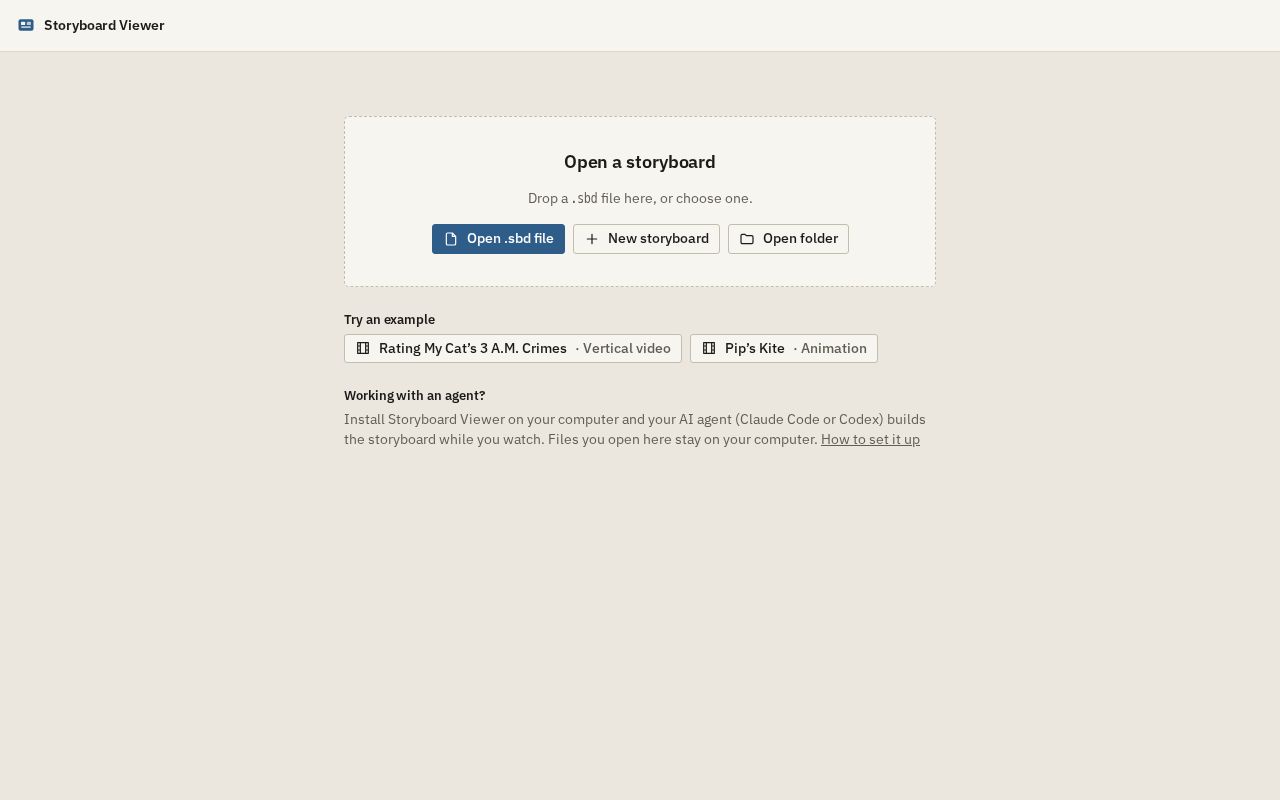 Preview of Storyboard Viewer