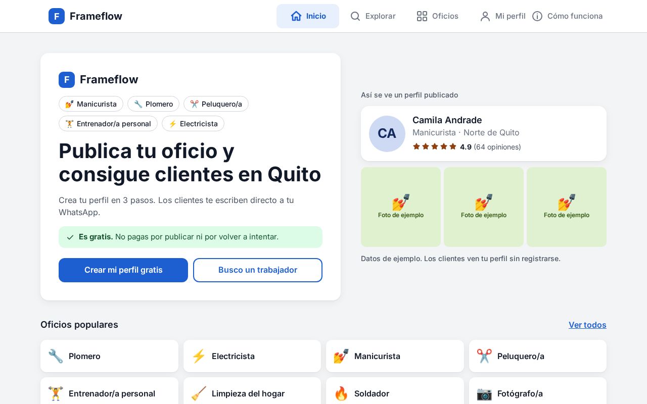 Preview of PMV Frameflow Sistema Trabajo Prototipo