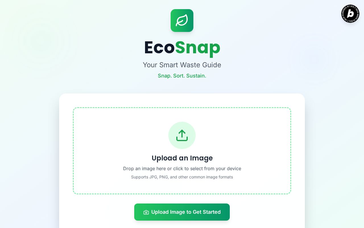 Preview of EcoSnap - Your Smart Waste Guide