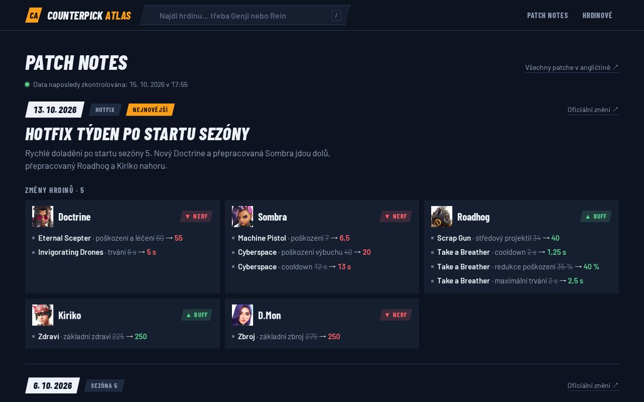 Preview of Counterpick Atlas