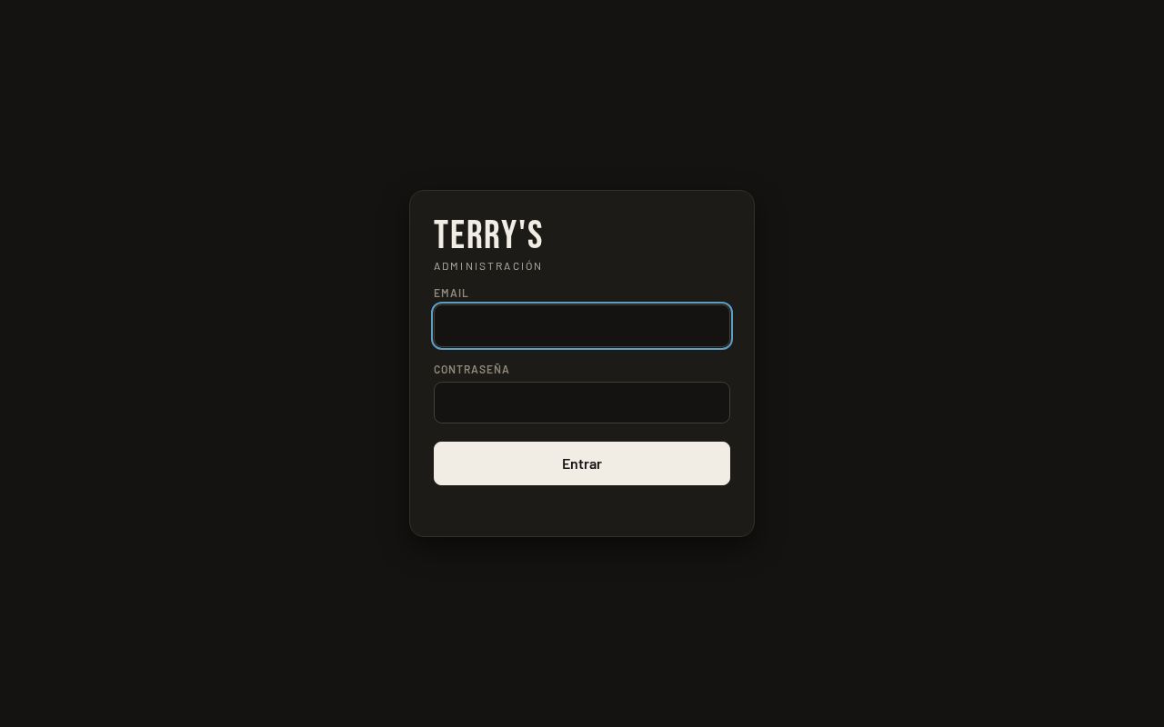 Preview of Terry's Administración