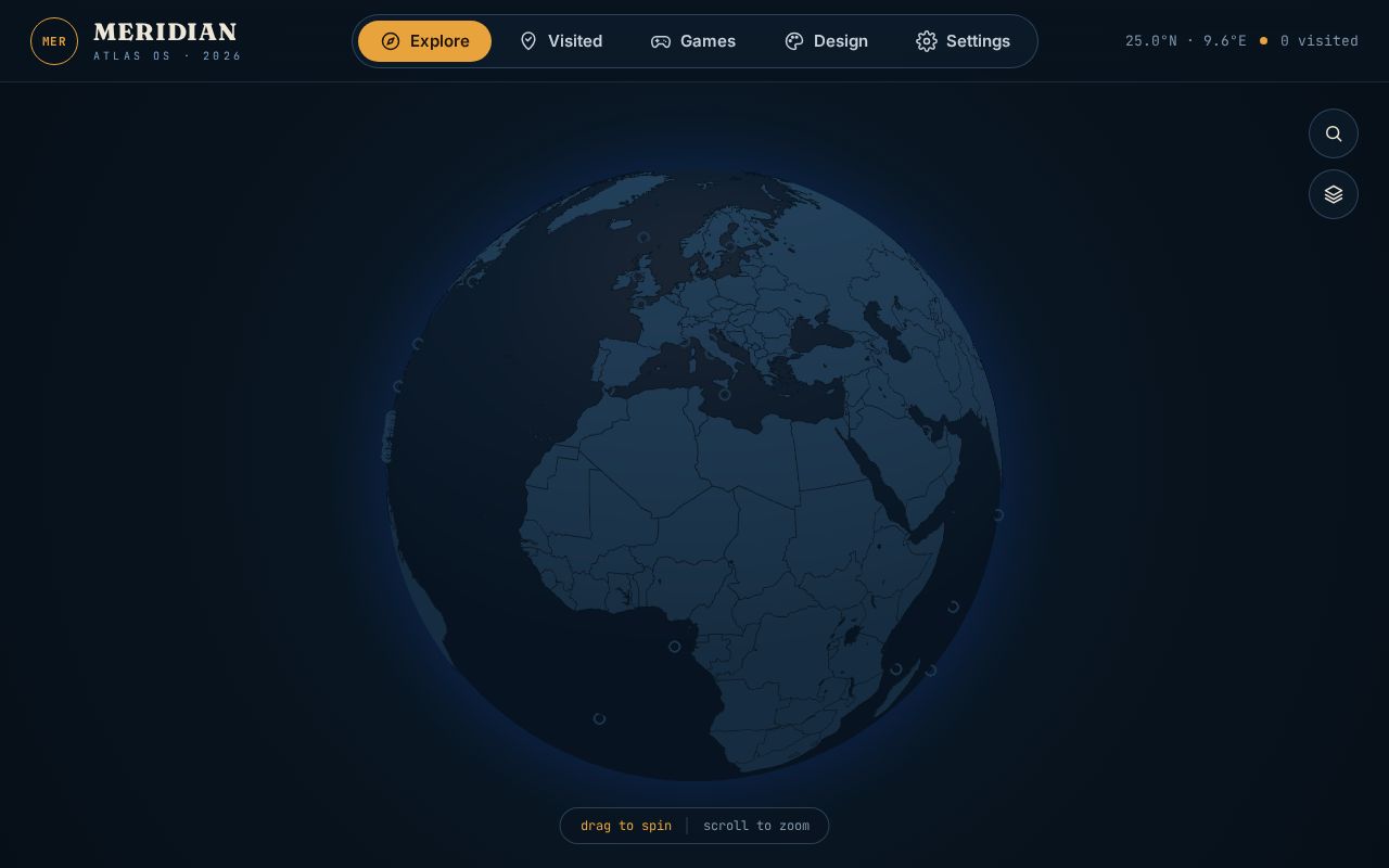 Preview of Meridian Track Your Travels