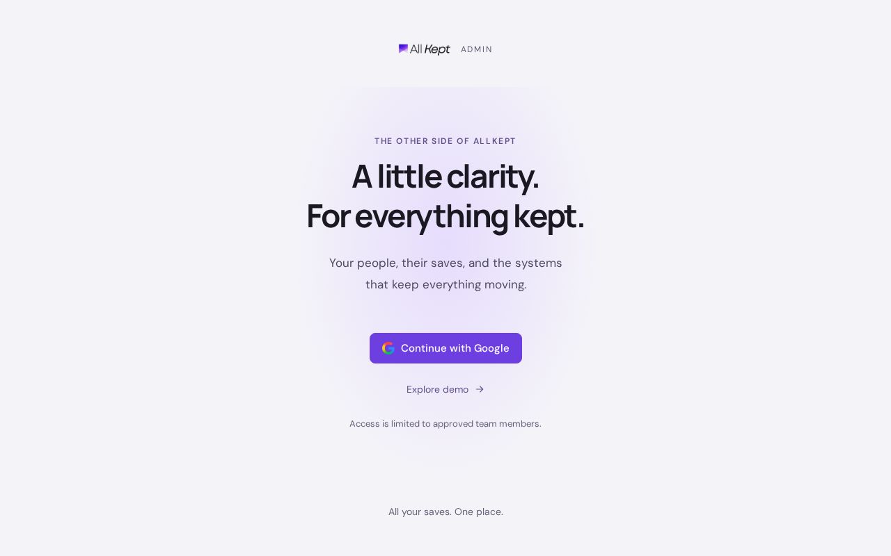 Preview of All Kept