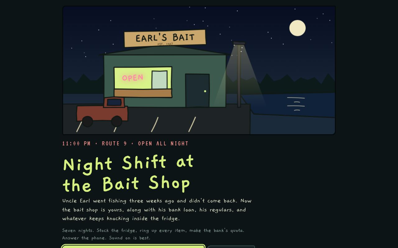 Preview of Night Shift Bait Shop
