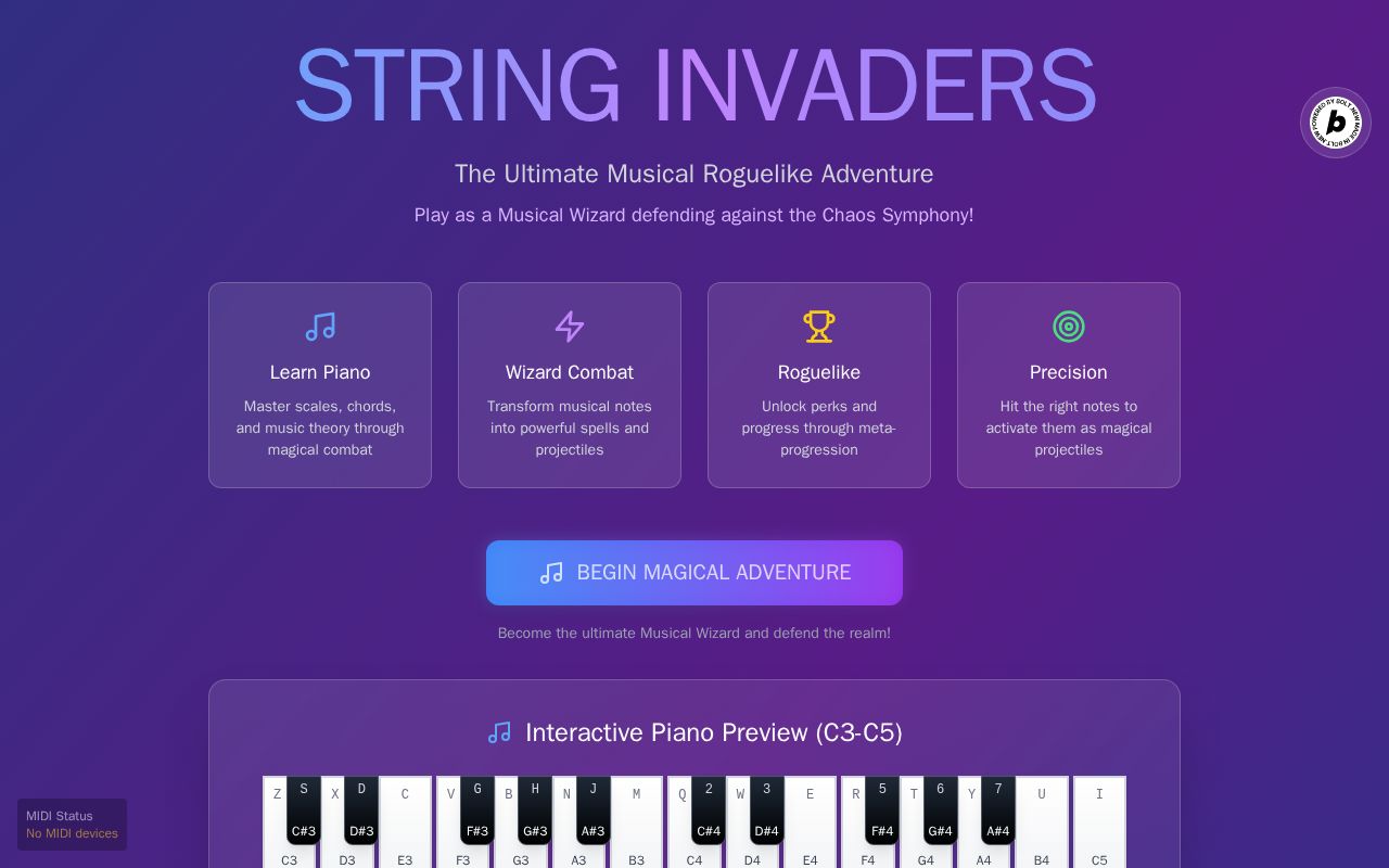 Preview of String Invaders