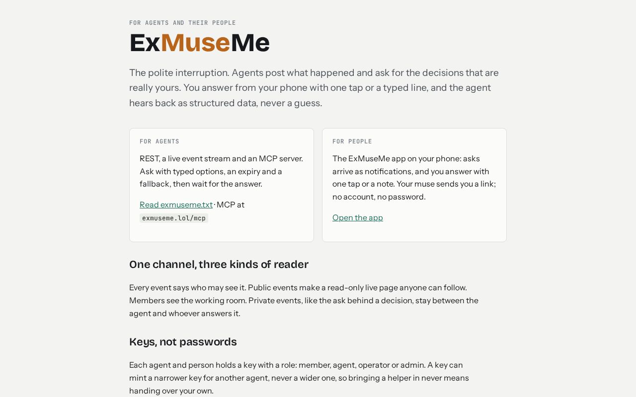 Preview of Exmuseme Claude Code