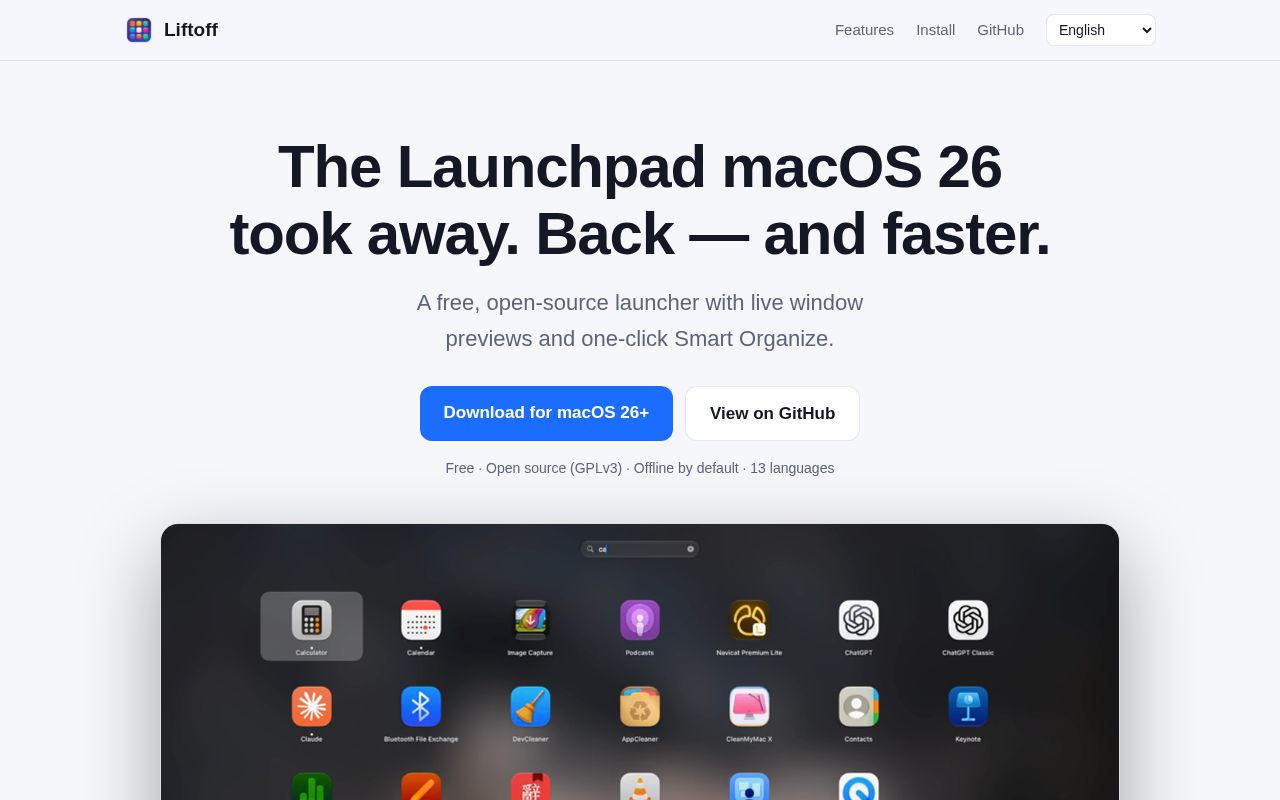 Preview of Liftoff