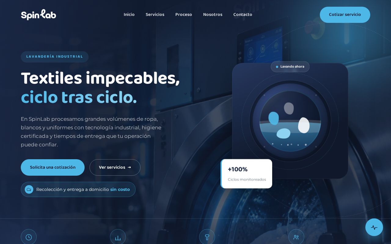 Preview of Spinlab Website