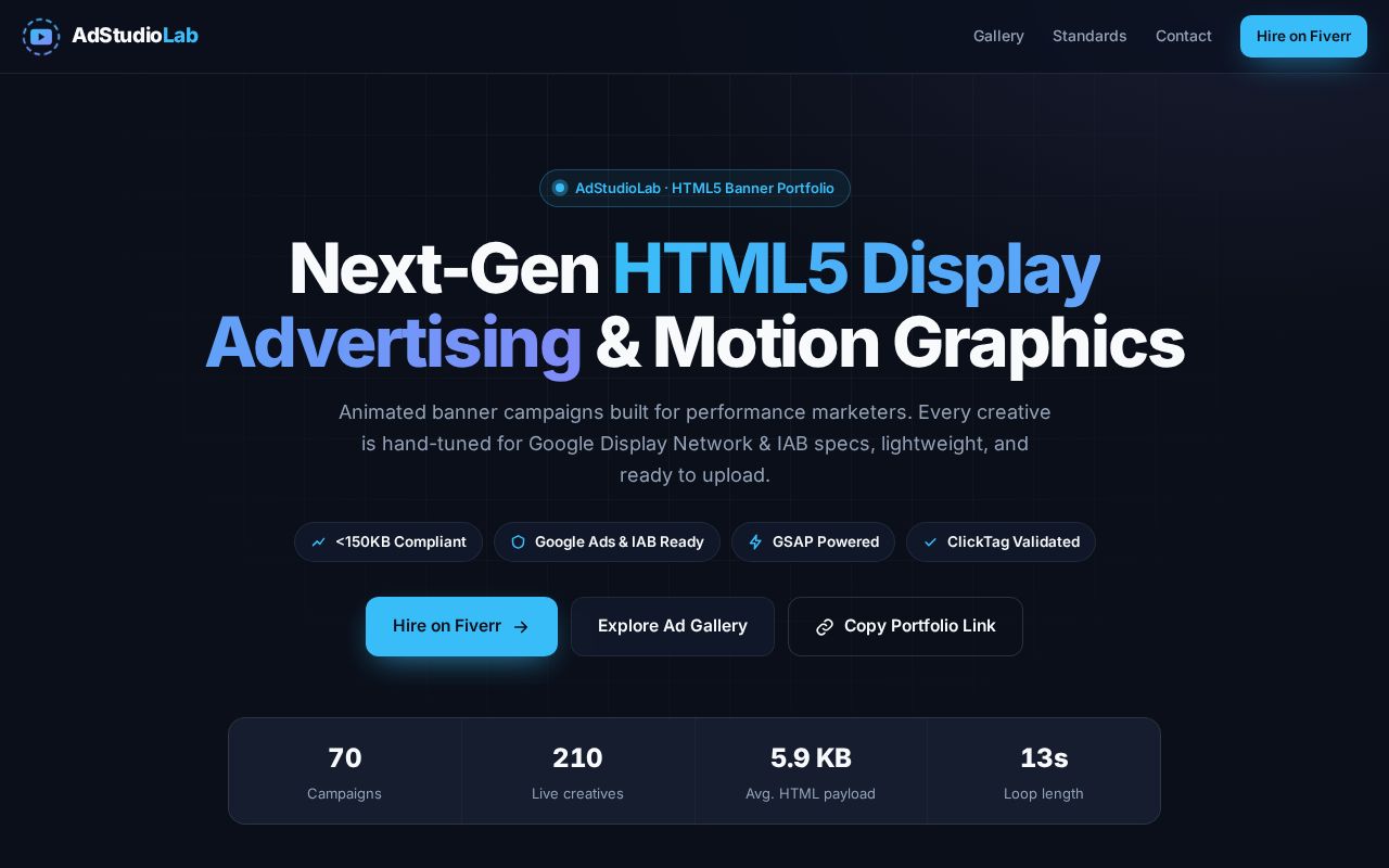 Preview of HTML5 Baner