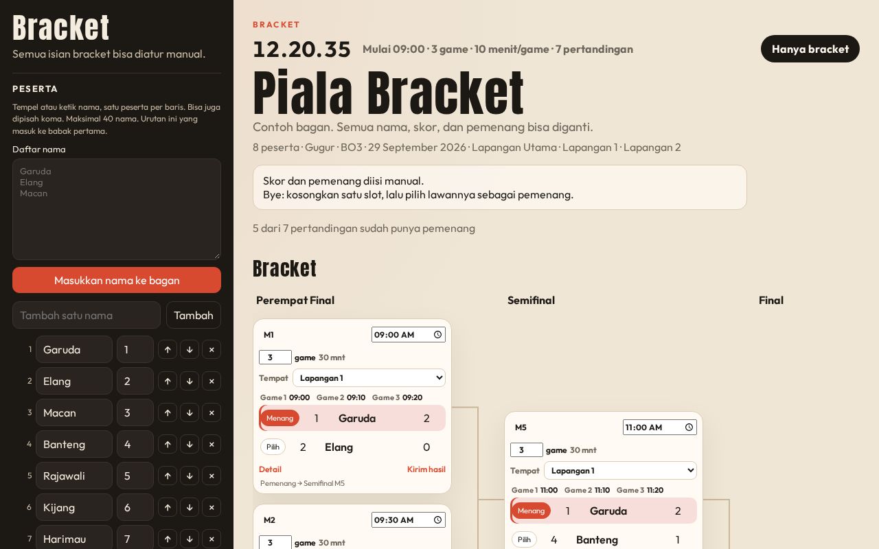 Preview of Bracket