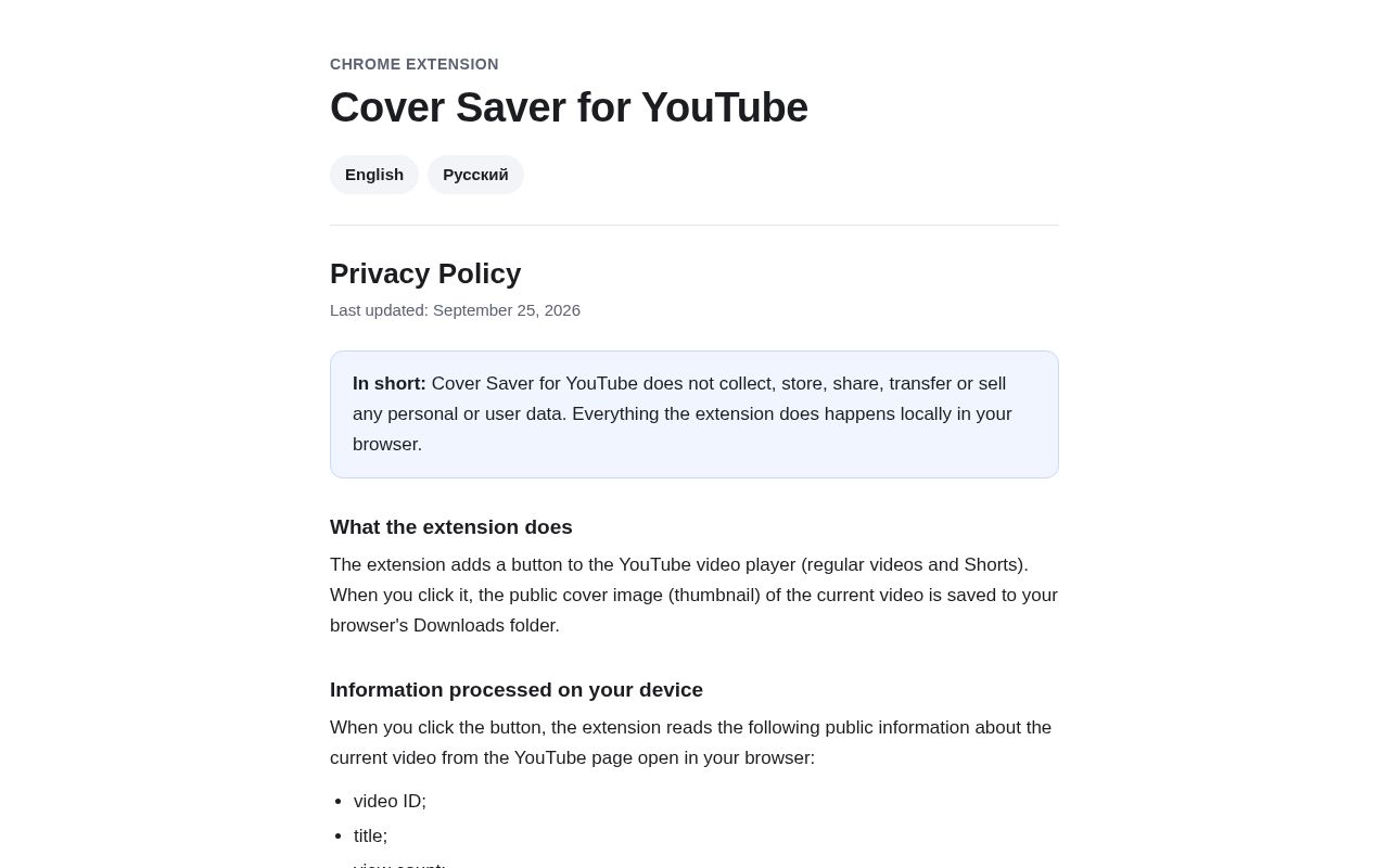 Preview of YouTube Thumbnails Video Metrics