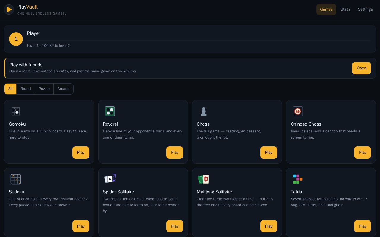 Preview of PlayVault