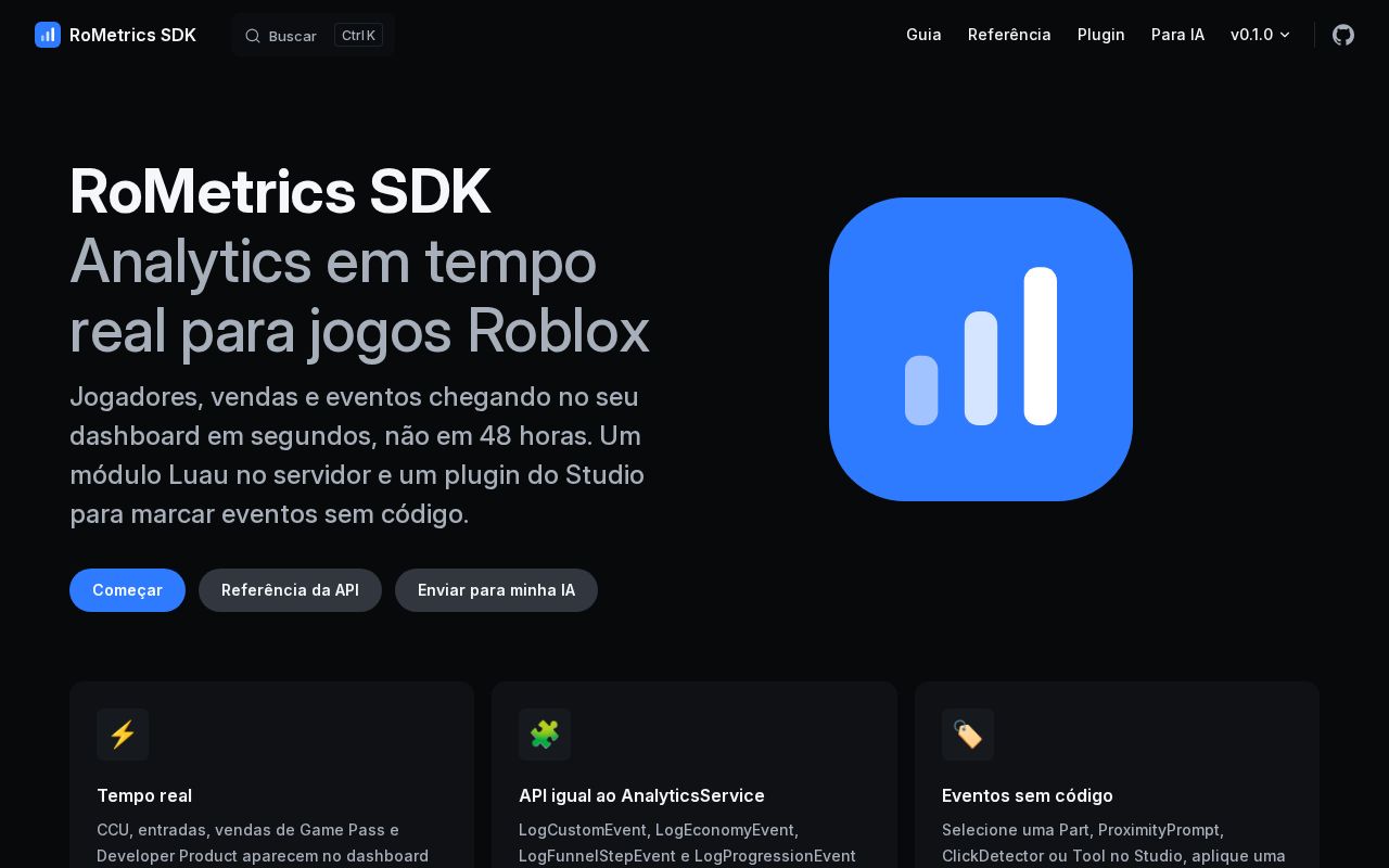 Preview of Rometrics Sdk