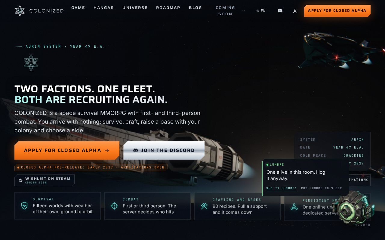 Preview of Colonized Presskit