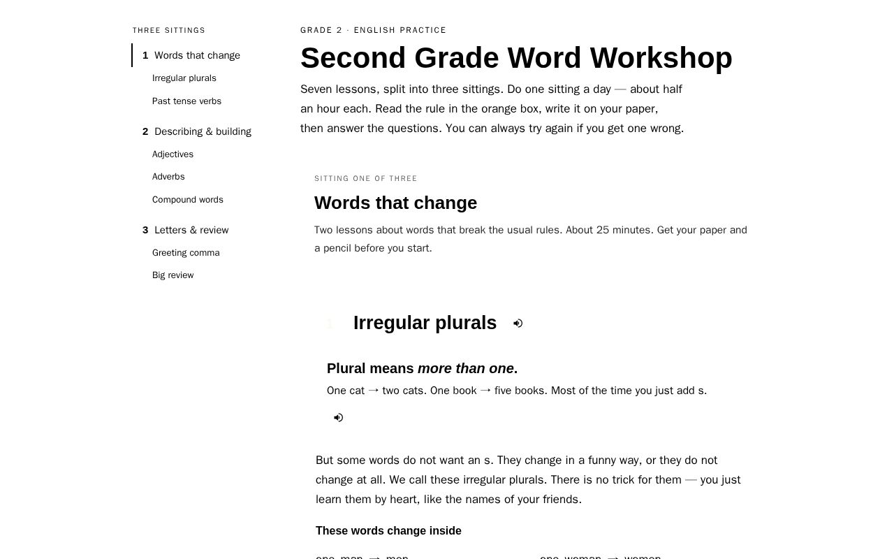 Preview of Grade2 Word Workshop