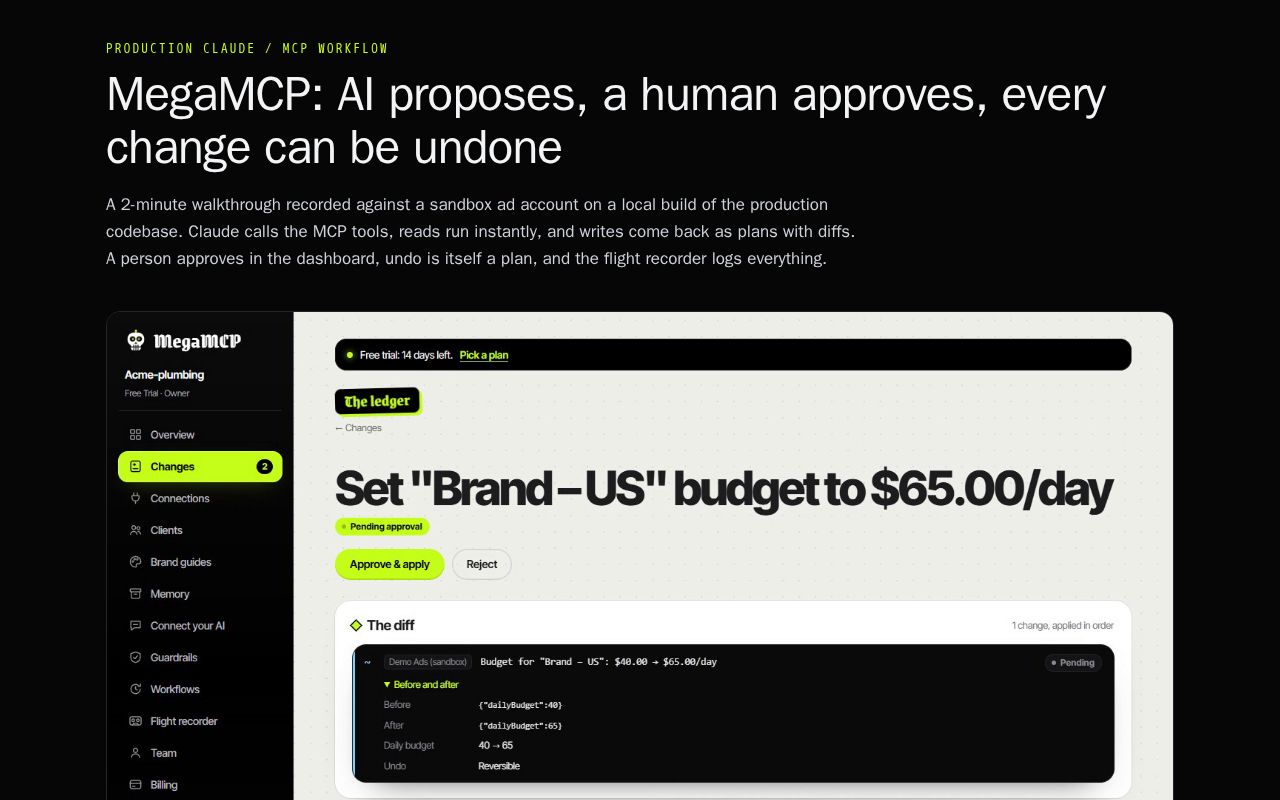 Preview of Approval Gated Mcp