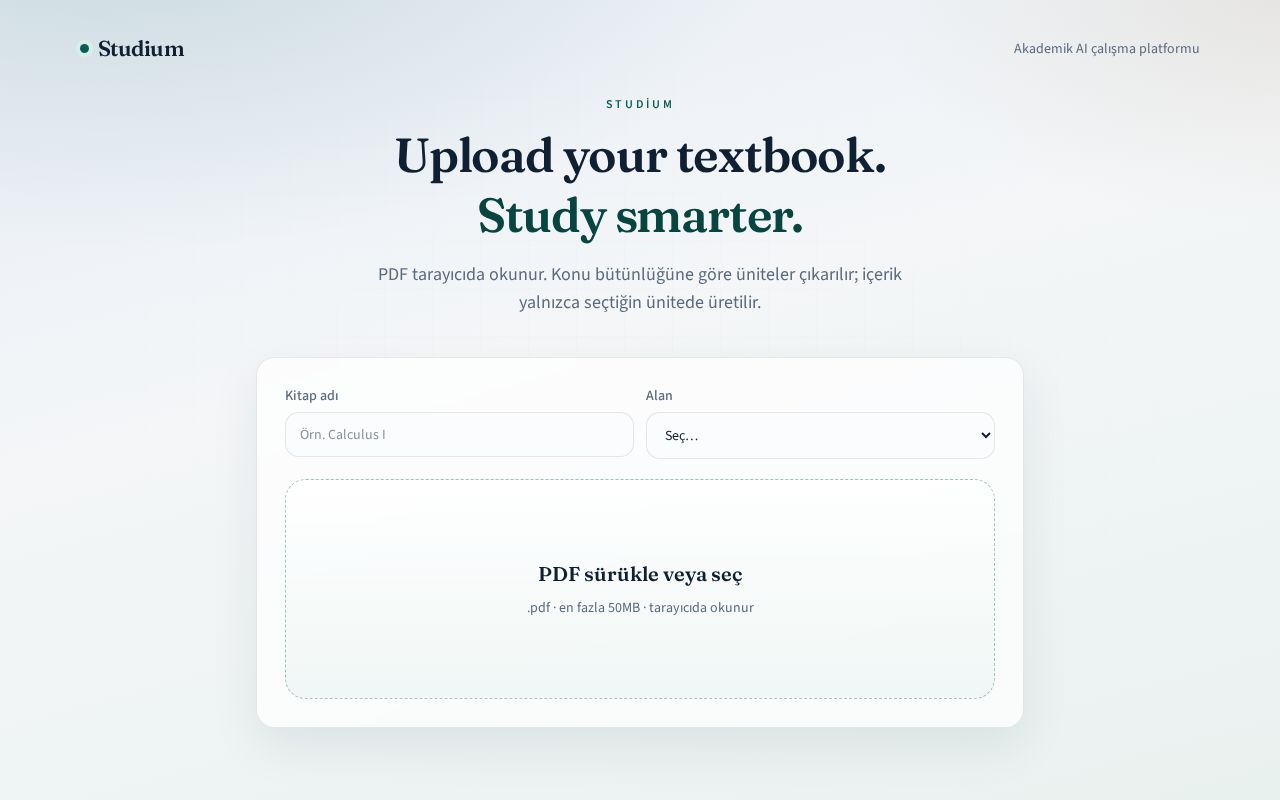 Preview of Ai Study Platform