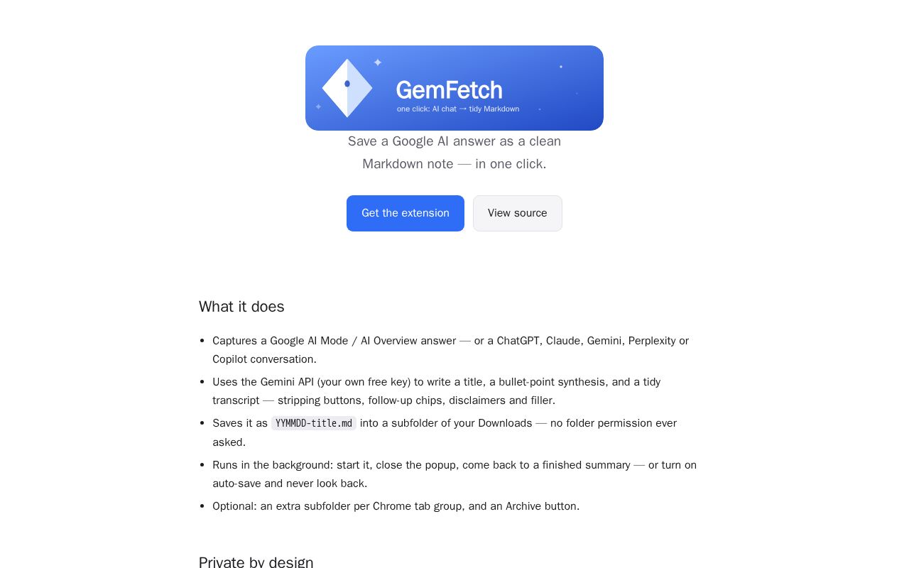 Preview of GemFetch