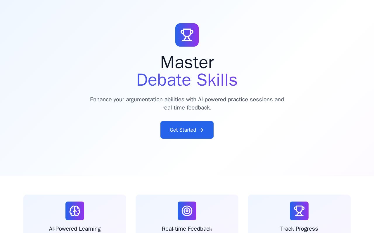Preview of DebatePracticeZone